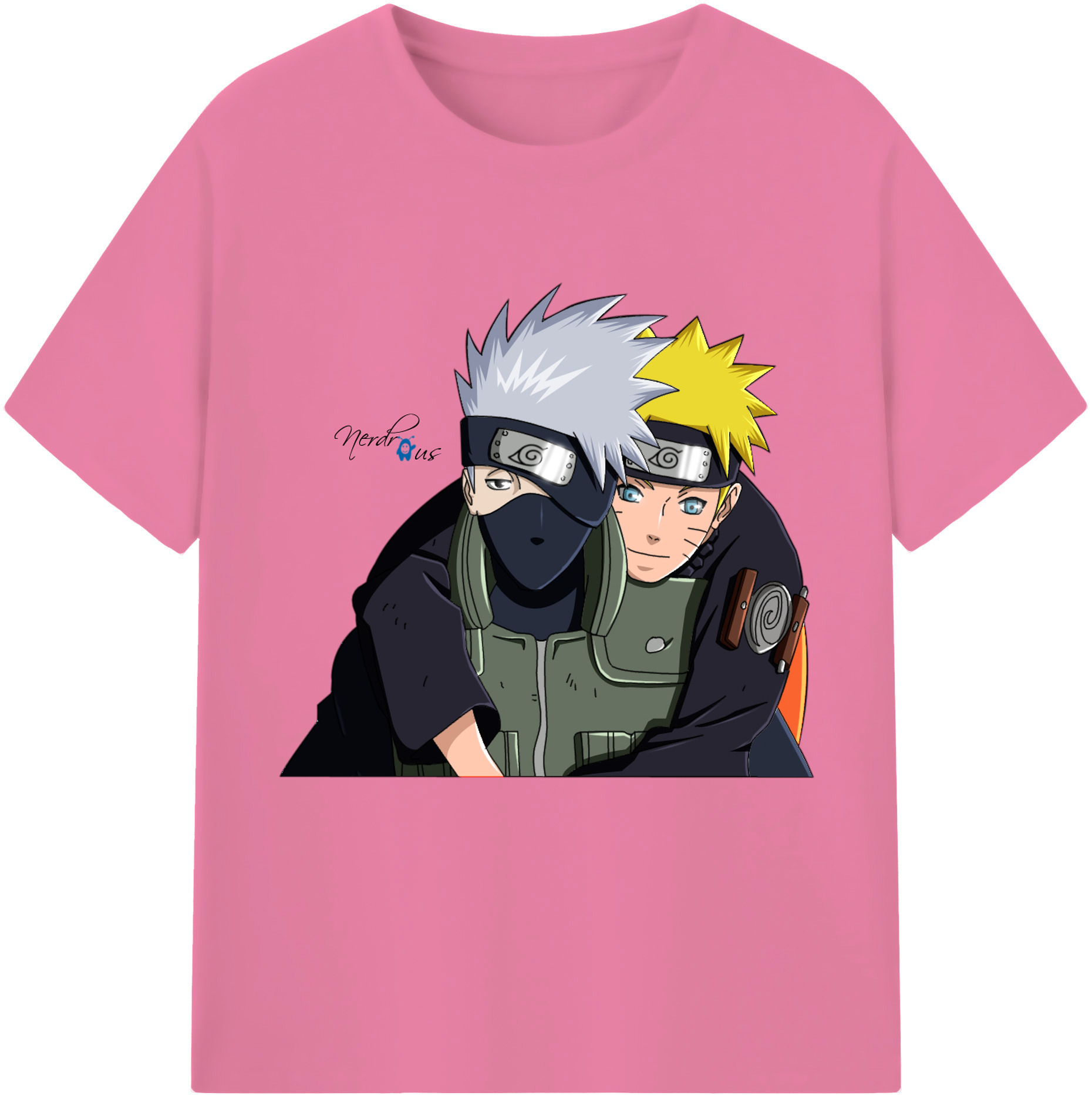 （画像用） NARUTO -ナルト- はたけ カカシ Hatake Kakashi 綿100％半袖Tシャツ（フロントプリント）